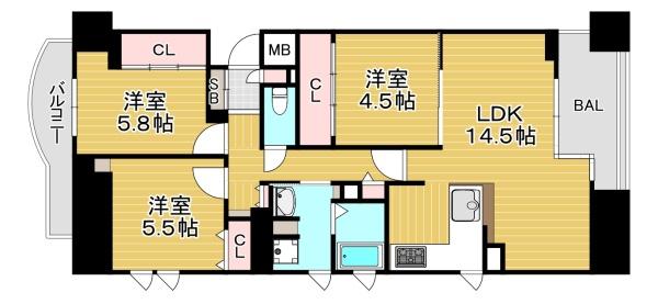 グランアッシュ谷町ラフィナーテ