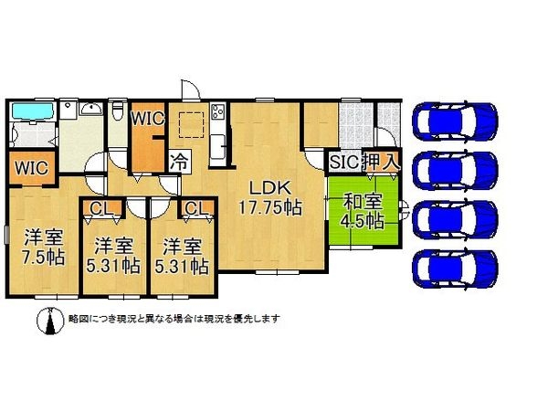 木津川市加茂町北船屋　新築一戸建て　全１区画