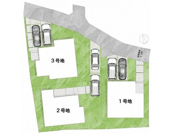 奈良市西大寺野神町１丁目　建築条件付き土地　２号地