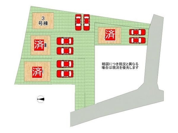 木津川市山城町上狛猩々垣外　新築一戸建て　第１　３号棟