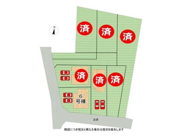 木津川市山城町上狛猩々垣外　新築一戸建て　第１　３期　６号棟