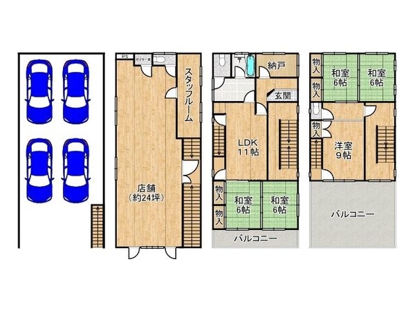 奈良市大宮町３丁目の中古一戸建て