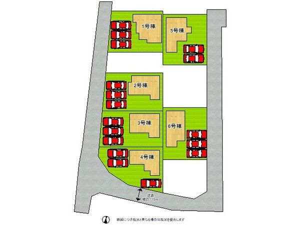 北葛城郡広陵町大字大野　新築一戸建て　第5　6号棟