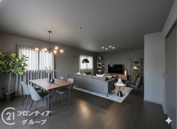 生駒市東生駒月見町　新築一戸建て　1期　全２区画　２号棟