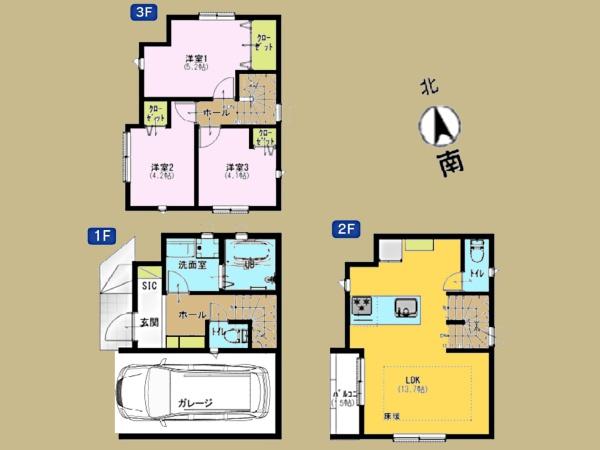 海老名市国分北１丁目の新築一戸建