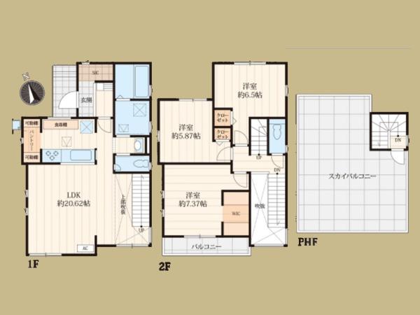 海老名市杉久保南３丁目の新築一戸建