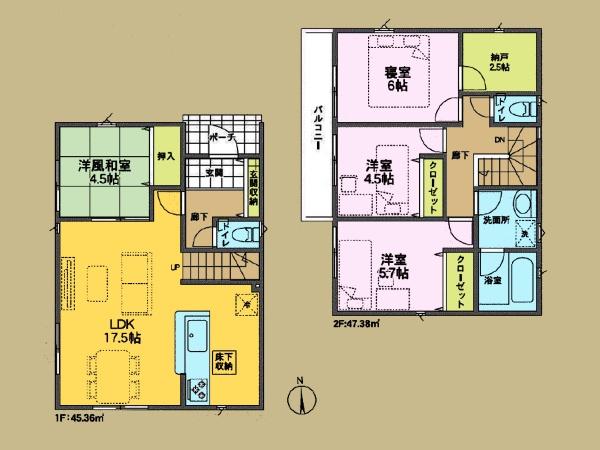 海老名市上今泉４丁目の新築一戸建