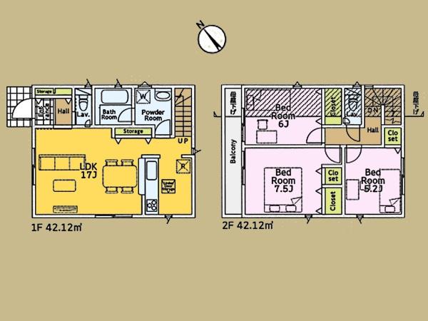 綾瀬市綾西２丁目の新築一戸建