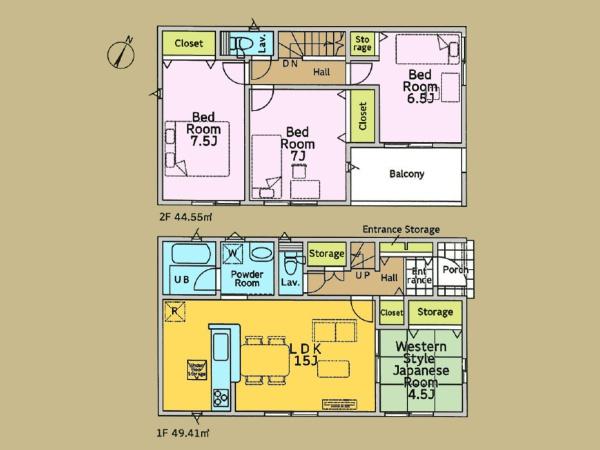 綾瀬市落合北４丁目の新築一戸建