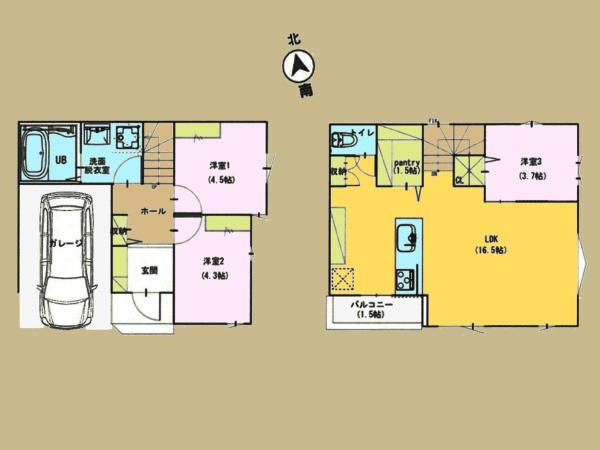 綾瀬市深谷南４丁目の新築一戸建