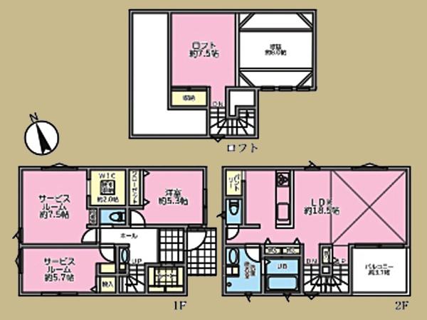 海老名市杉久保南３丁目の新築一戸建