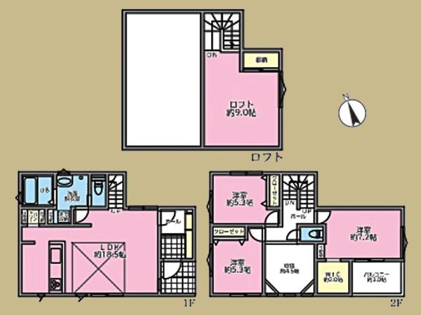 海老名市杉久保南３丁目の新築一戸建