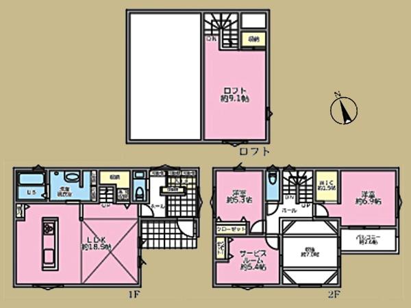 海老名市杉久保南３丁目の新築一戸建