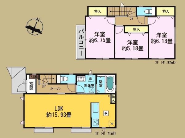 座間市栗原中央１丁目の新築一戸建