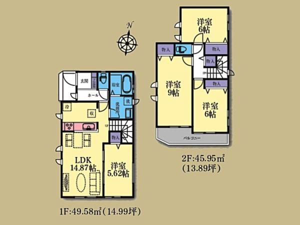 大和市福田５丁目の新築一戸建