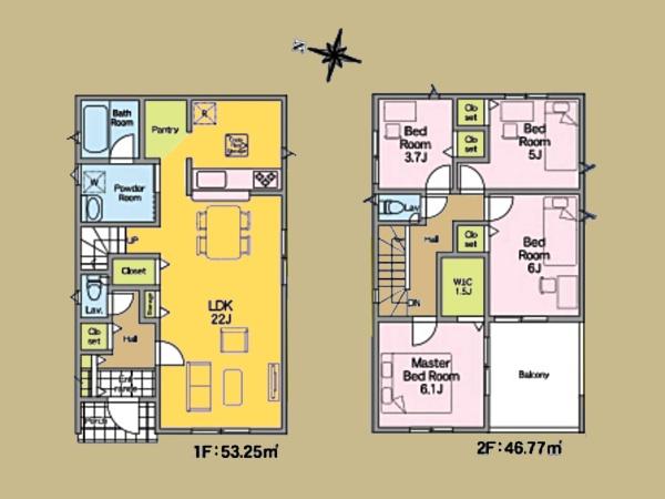 座間市入谷西２丁目の新築一戸建