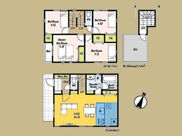 大和市上草柳６丁目の新築一戸建