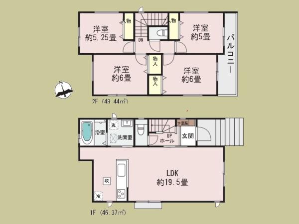 海老名市杉久保北５丁目の新築一戸建