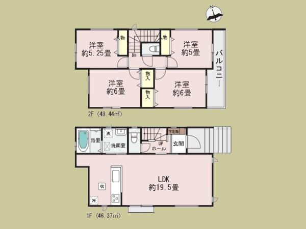 海老名市杉久保北５丁目の新築一戸建