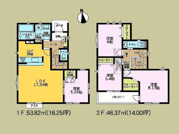 綾瀬市蓼川2丁目の新築一戸建