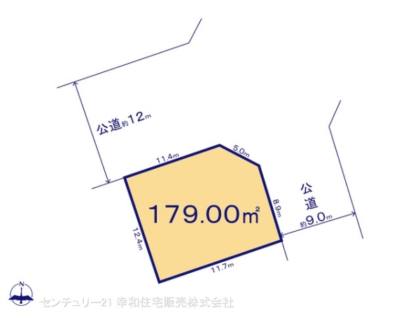 牛久市中央２丁目の売土地