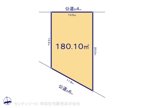 常総市本石下の売土地
