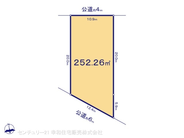 常総市本石下の売土地