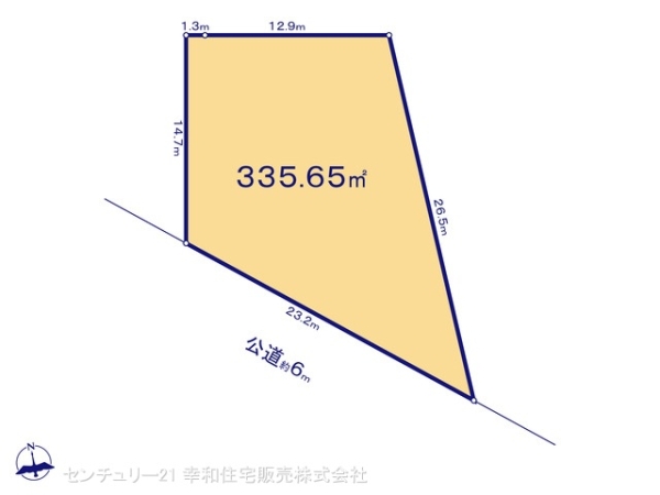 常総市本石下の売土地