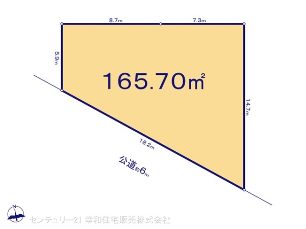 常総市本石下の売土地