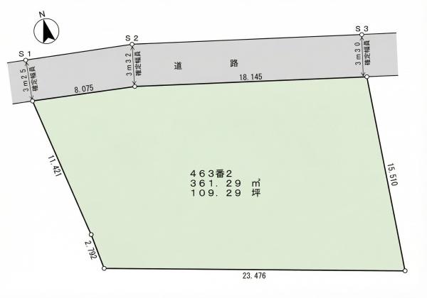 取手市稲の売土地
