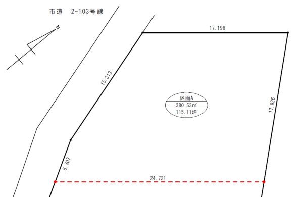 常総市収納谷の売土地
