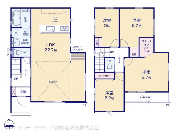 牛久市田宮２丁目の新築一戸建