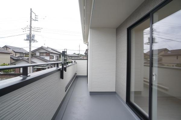 土浦市天川1丁目の新築一戸建(バルコニー)