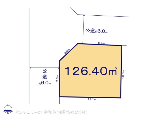 つくばみらい市紫峰ヶ丘３丁目の土地