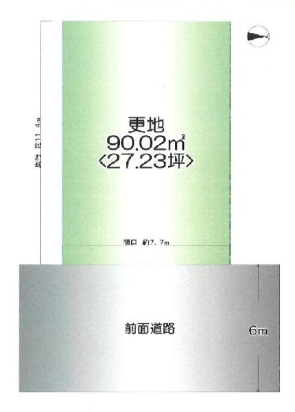 和歌山市新在家　土地