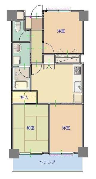 シャルマンフジ岩出参番館