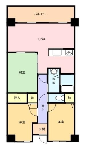 シャルマンフジ岩出参番館　オーナーチェンジ物件