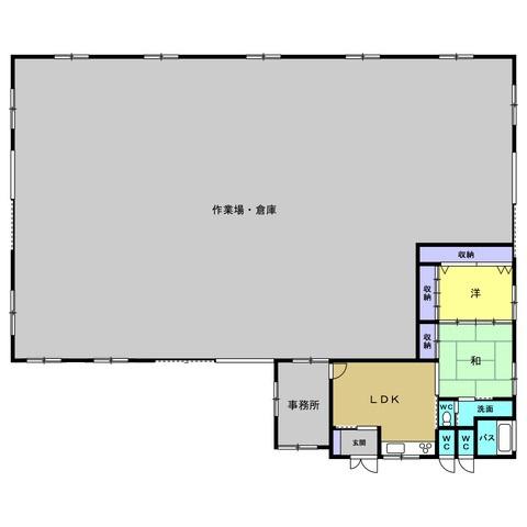 和歌山市下和佐　作業場・事務所・居宅