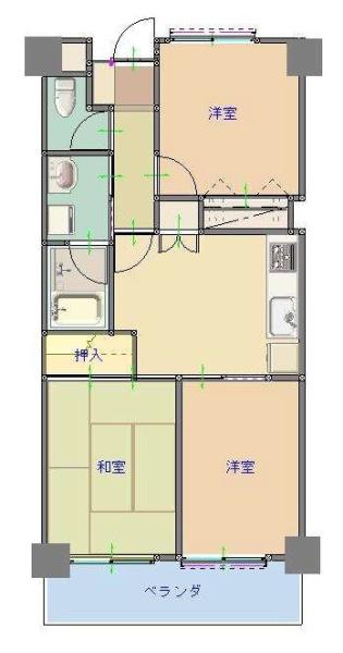 シャルマンフジ岩出参番館