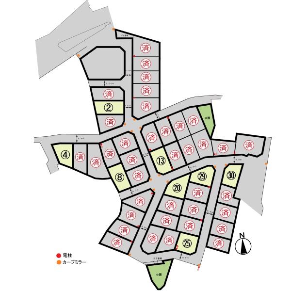 和歌山市府中　分譲地（31号地記載）