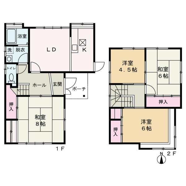 和歌山市朝日の中古一戸建て