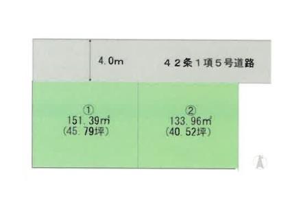 和歌山市秋月2区画土地（1号地の内容）