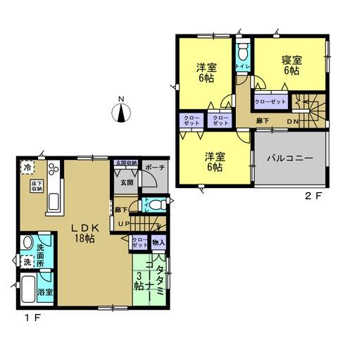 紀の川市西井阪第1-2号　新築戸建