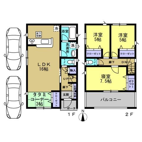 和歌山市塩屋第3-2号棟　新築戸建