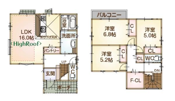 和歌山市西庄7-6-8号　新築戸建