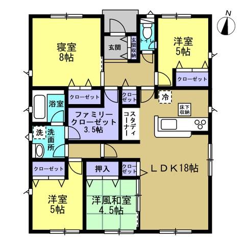 紀の川市中三谷第2-2号　新築戸建