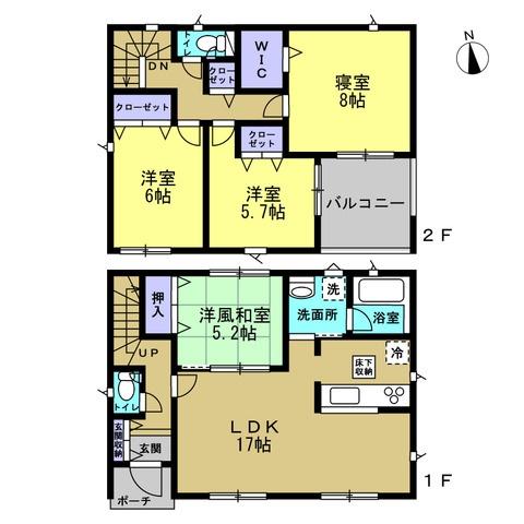 岩出市中島第2-2号棟　新築戸建