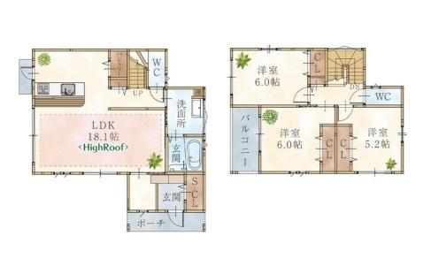 岩出市中島1-7号　新築戸建