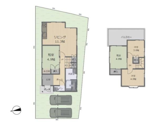 岩出市新田広芝の中古一戸建て