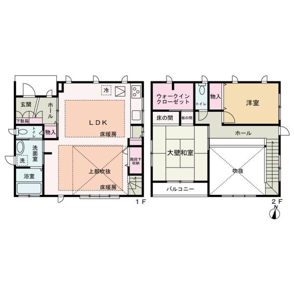 和歌山市加太の中古一戸建て(間取り)